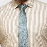 Shirt:Full Sleeve_Semi Fit_  Stripe_334#2